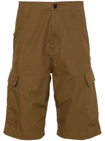 Shorts cargo taille basse avec poches Carhartt Wip marron