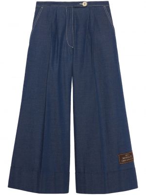 Spodnie dzwony Gucci - Niebieski
