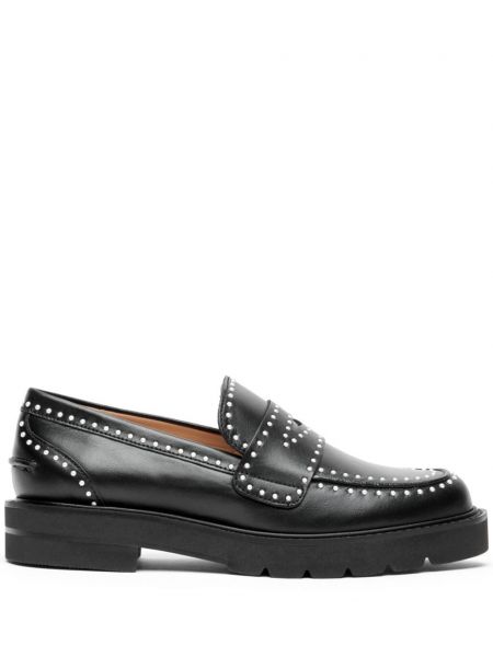 Loafers med perler Stuart Weitzman sort