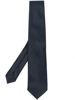 Seiden krawatte D4.0 blau