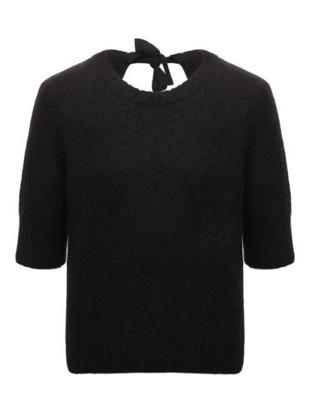 Черный пуловер Ganni