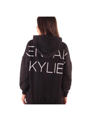 Sudadera con capucha de algodón Kendall + Kylie negro