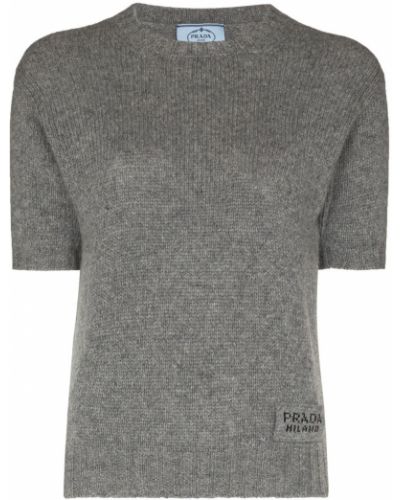 Jersey de tela jersey Prada gris