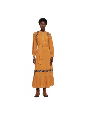 Sukienka długa Antik Batik żółta