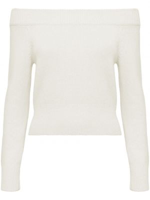 Пуловер Alexander Mcqueen бяло