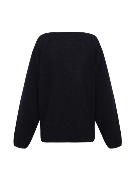 Jersey de alpaca de lana merino de tela jersey Cortana negro