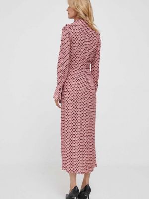 Dlouhé šaty Sisley růžové