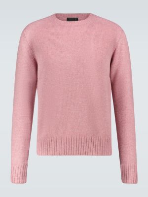 Vlněný svetr Prada růžový