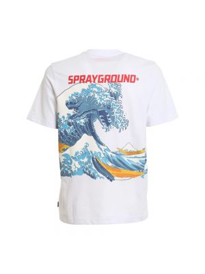 Camiseta de algodón Sprayground blanco