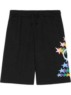 Pantalones cortos deportivos Gucci negro