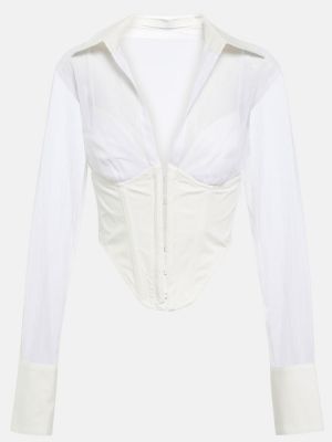 Camicia in mesh Dion Lee bianco