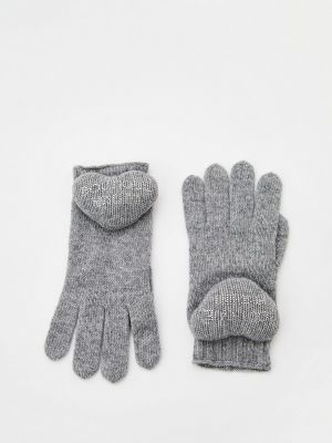 Перчатки Boutique Moschino серые