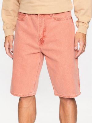 Shorts en jean Hugo orange