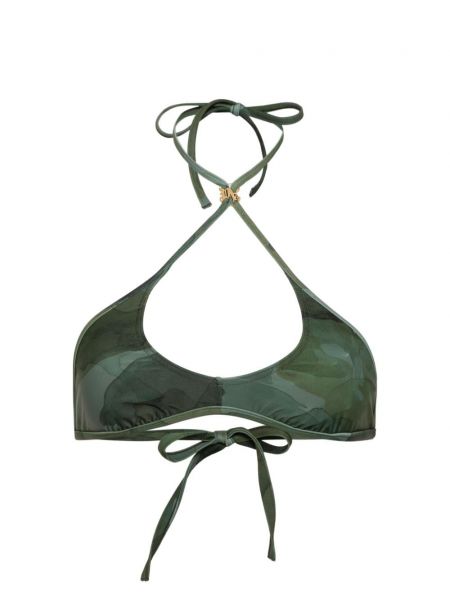 Bikini cu imagine Palm Angels verde