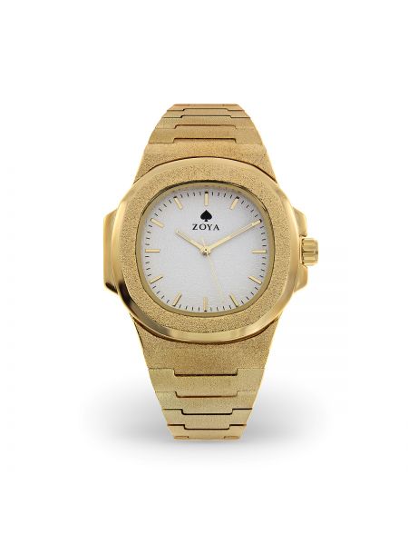 Złoty zegarek Zoya - żółty