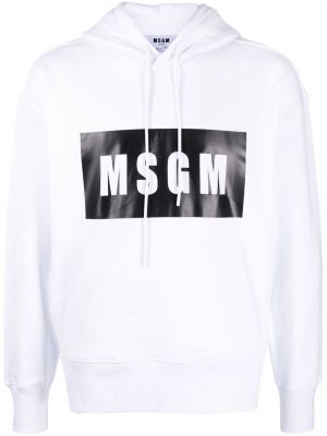 Hoodie Msgm vit