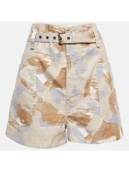 Pantalones cortos de lino Isabel Marant Pre-owned marrón