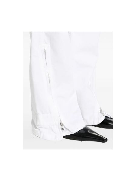 Spodnie relaxed fit Blumarine białe