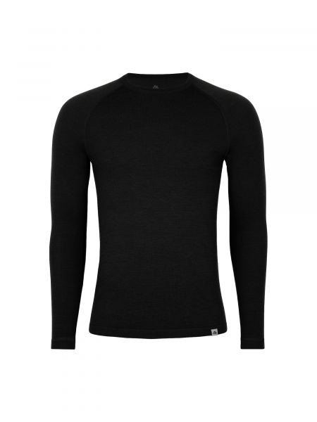 T-shirt manches longues en laine mérinos Danish Endurance noir