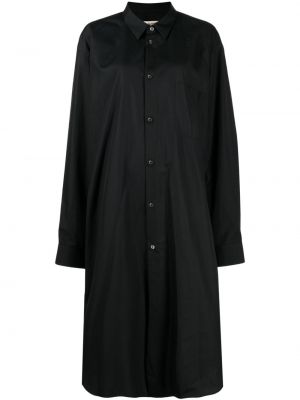 Oversize памучна рокля Comme Des Garçons черно