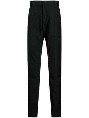 Pantaloni chino din bumbac Emporio Armani negru