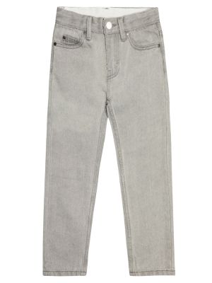 Straight jeans for gutter Stella Mccartney Kids grå