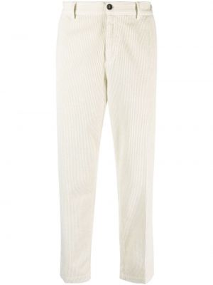 Pantaloni dritti slim fit Manuel Ritz bianco