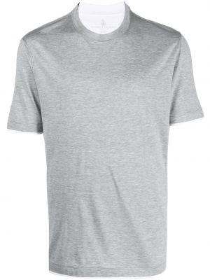 T-shirt Brunello Cucinelli grigio