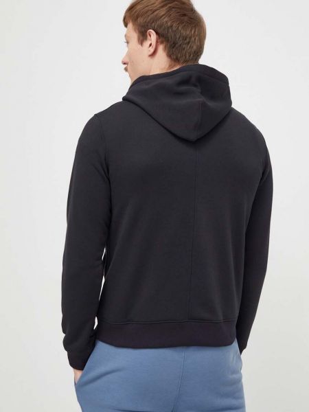 Kapucnis pulóver Calvin Klein Performance fekete