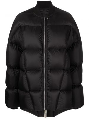 Kabát na zip Rick Owens černý