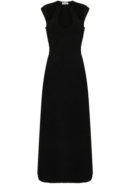 Ίσιο φόρεμα Jil Sander μαύρο
