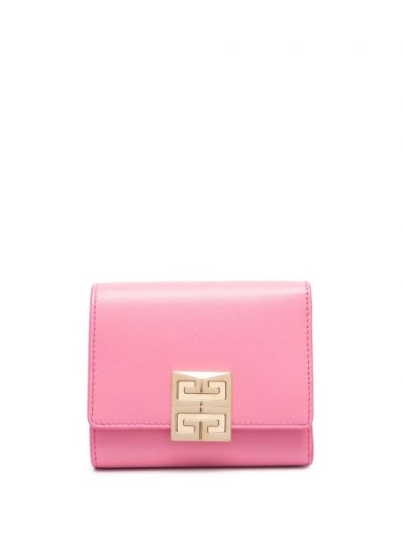 Δερμάτινος πορτοφόλι Givenchy ροζ