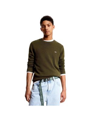 Jersey pulóver Tommy Jeans zöld