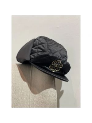 Sombrero Chanel Vintage negro
