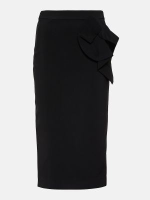 Midi sukně Roland Mouret černé
