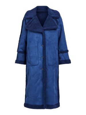 Zimný kabát Object modrá