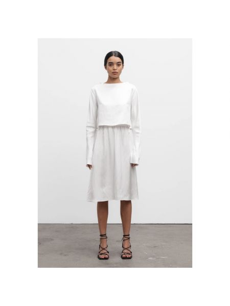 Blusa de lino Ahlvar Gallery blanco