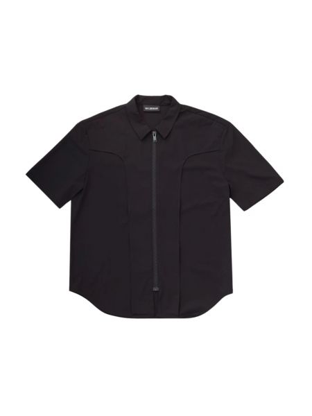Czarna koszula z krótkim rękawem Han Kjobenhavn