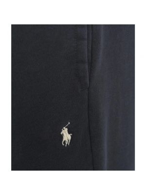 Pantalones de chándal de algodón Polo Ralph Lauren negro