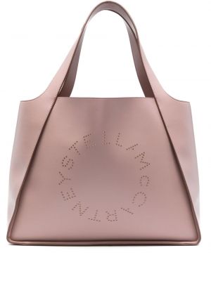Shopper torbica sa šiljcima Stella Mccartney ružičasta