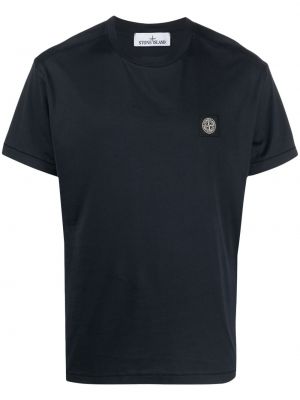 Puuvilla t-paita Stone Island sininen