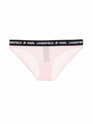 Tangas de encaje Karl Lagerfeld rosa