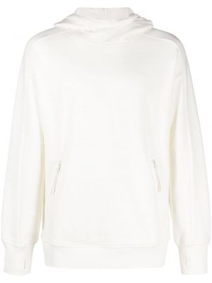 Fleece φούτερ με κουκούλα από ζέρσεϋ C.p. Company λευκό
