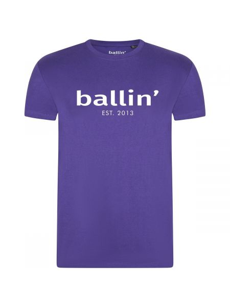 Koszulka z krótkim rękawem Ballin Est. 2013 fioletowa