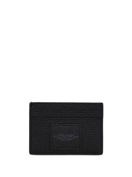 Kožená peněženka s potiskem Marc Jacobs černá