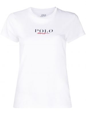 Camiseta con estampado Polo Ralph Lauren blanco