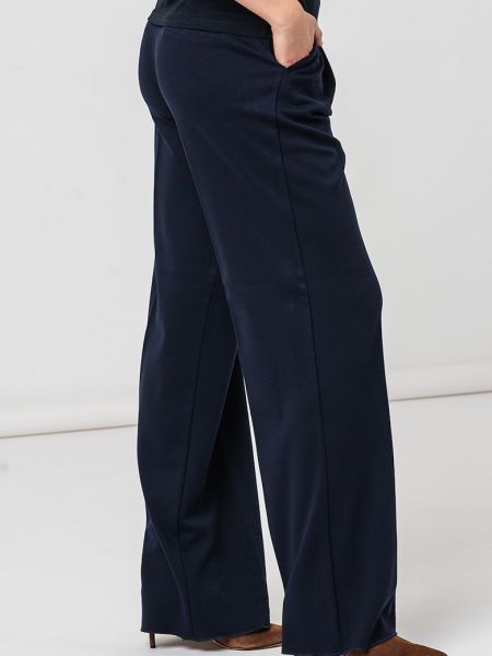 Широкие брюки с высокой талией Marella синие