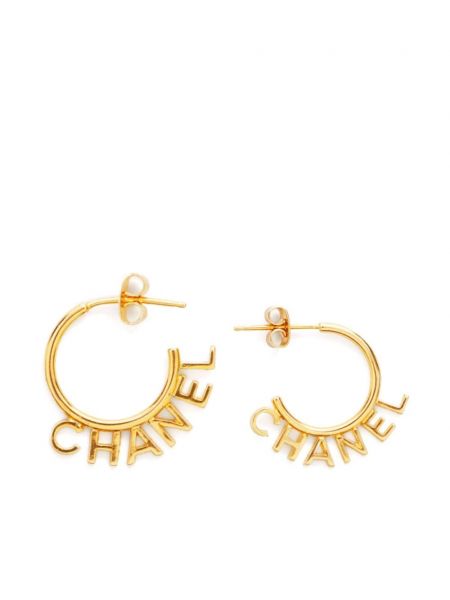 Κρίκοι σκουλαρίκια Chanel Pre-owned χρυσό