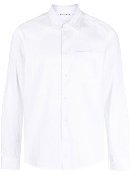 Риза Wood Wood бяло
