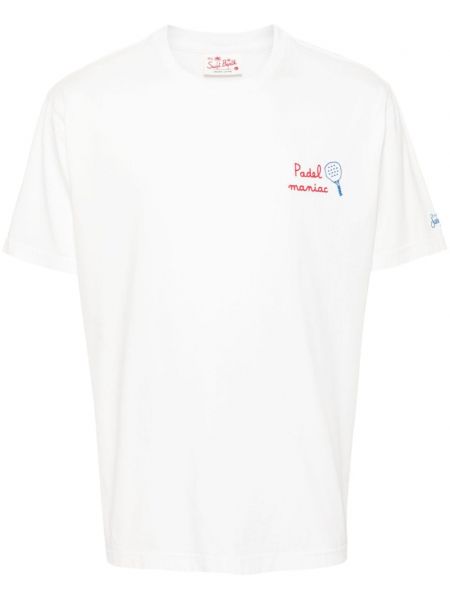 T-krekls ar izšuvumiem Mc2 Saint Barth balts
